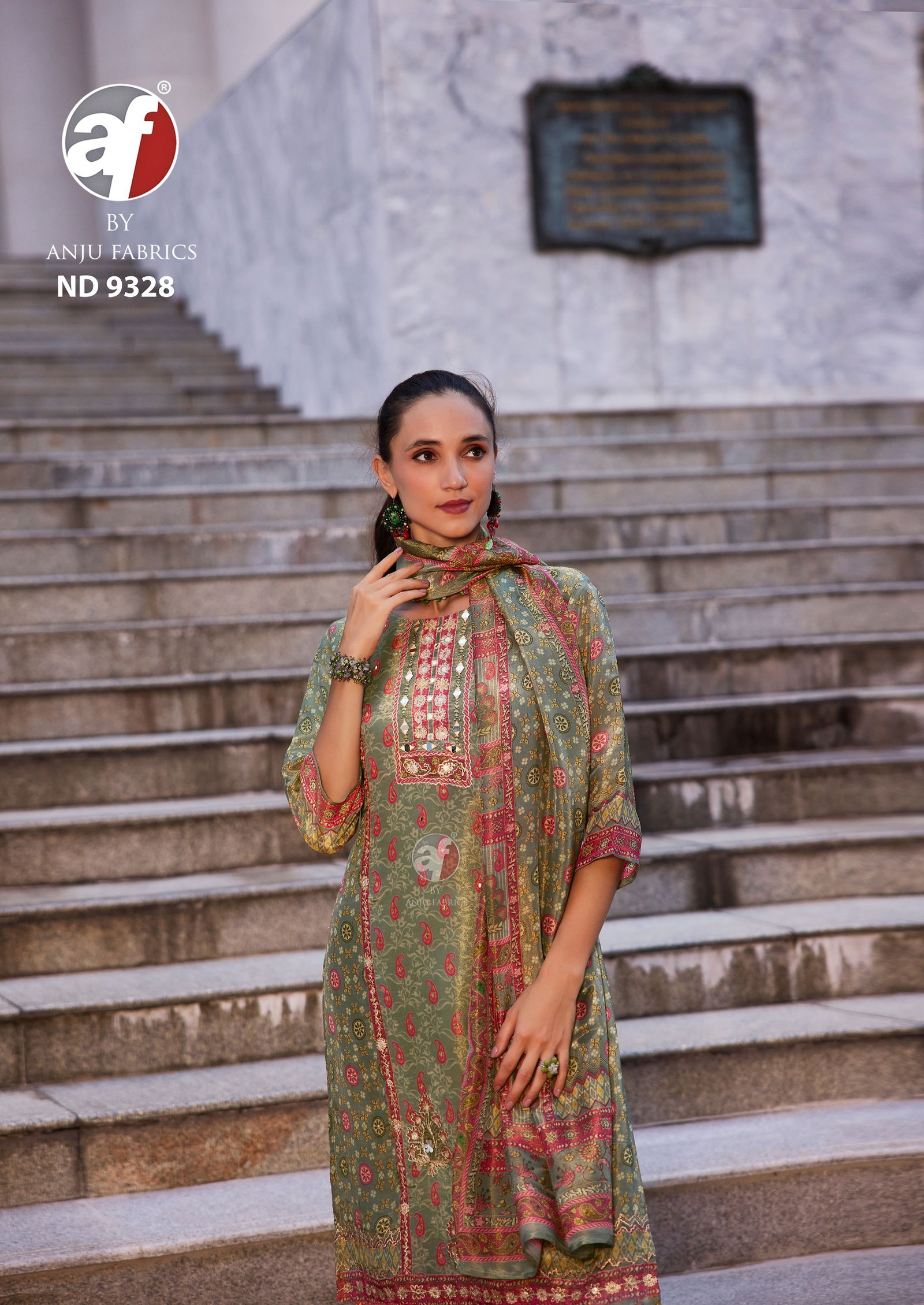 ND 9328 Shimmer Designer Kurti With Bottom Dupatta Wholesale Price In Surat